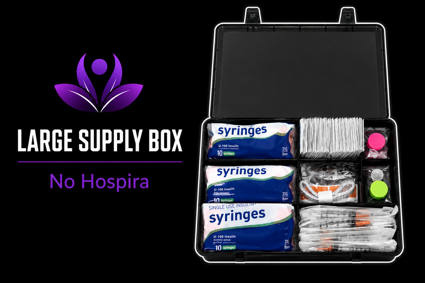 Large Supply Box Without Hospira
